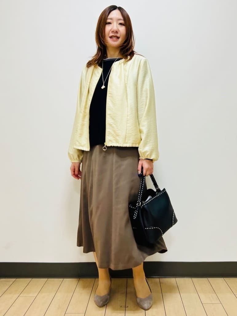 miiiさんの「Reflect｜【ライトアウター／ゆったり羽織れる／気軽な羽織りに◎】ライトブルゾン」を使ったコーディネート