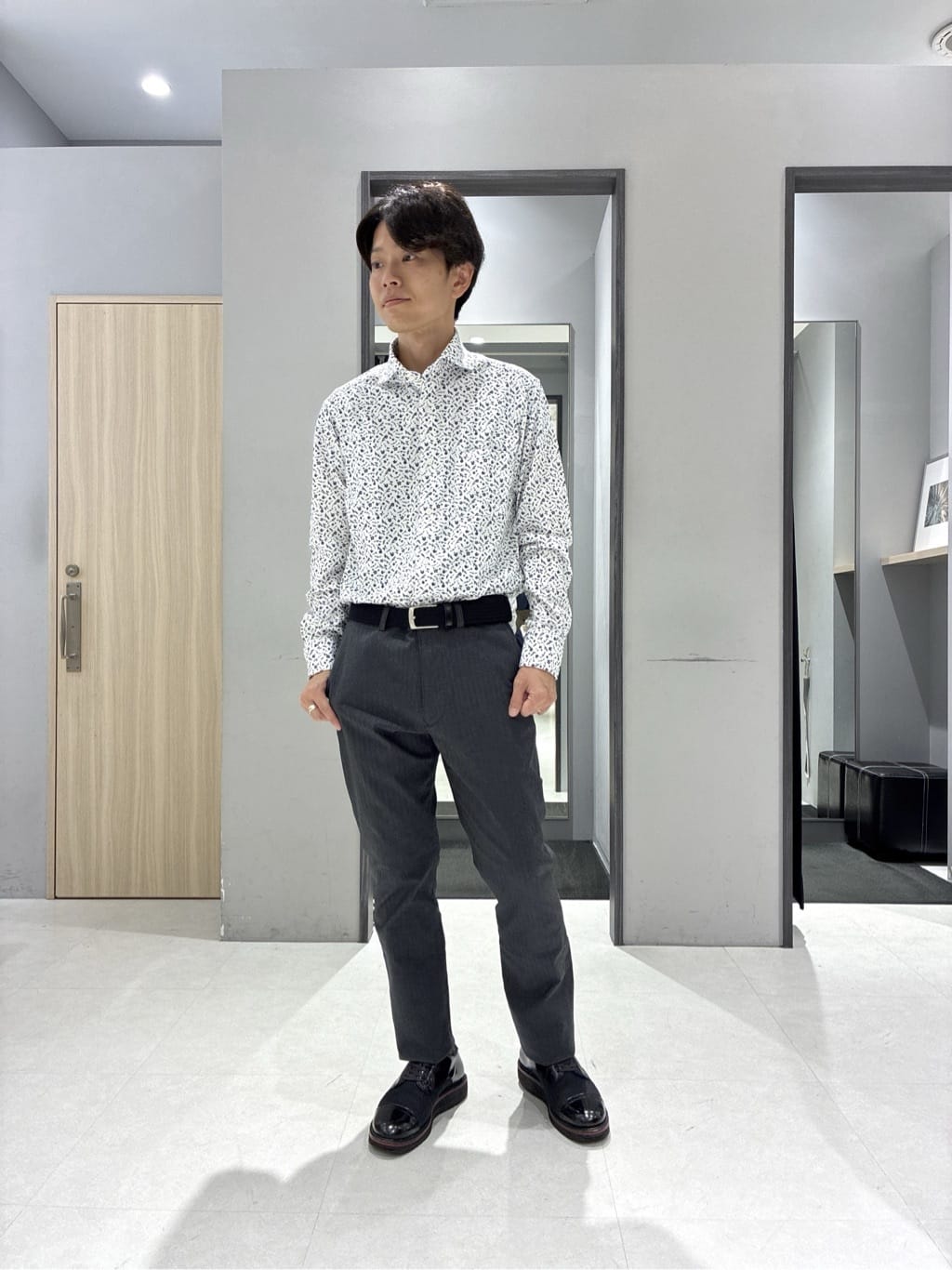 わいずみさんの「TAKEO KIKUCHI｜【None Of Stress】アクティブジャージ 千鳥 ジャケット」を使ったコーディネート