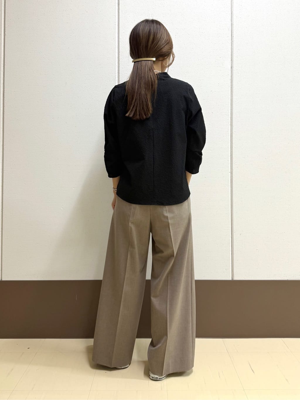 mamiさんの「INDIVI｜【UVケア／吸汗速乾】スリーブデザインブラウス」を使ったコーディネート