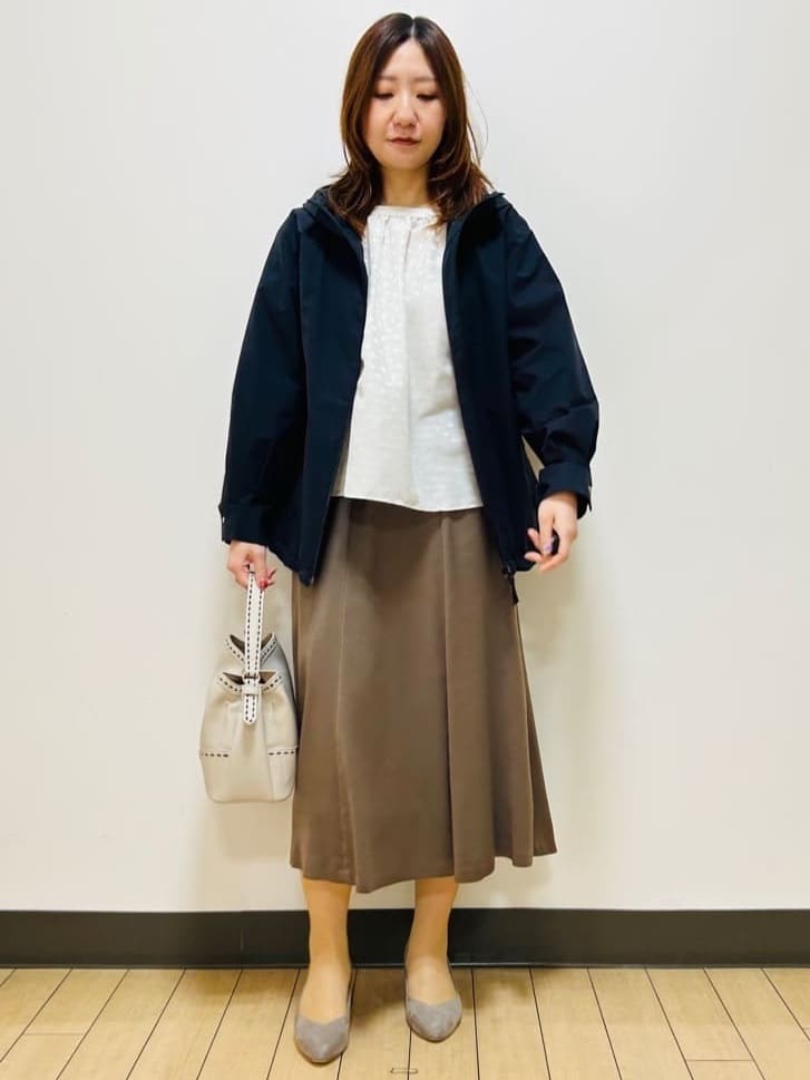 miiiさんの「Reflect｜【ライトアウター／キレイ見え／気軽な羽織に◎】スポーティライトアウター」を使ったコーディネート
