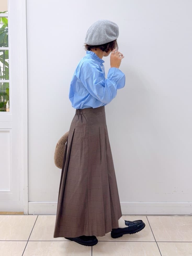 Osawaさんの「Dessin｜【洗える】ワイドプリーツスカート」を使ったコーディネート