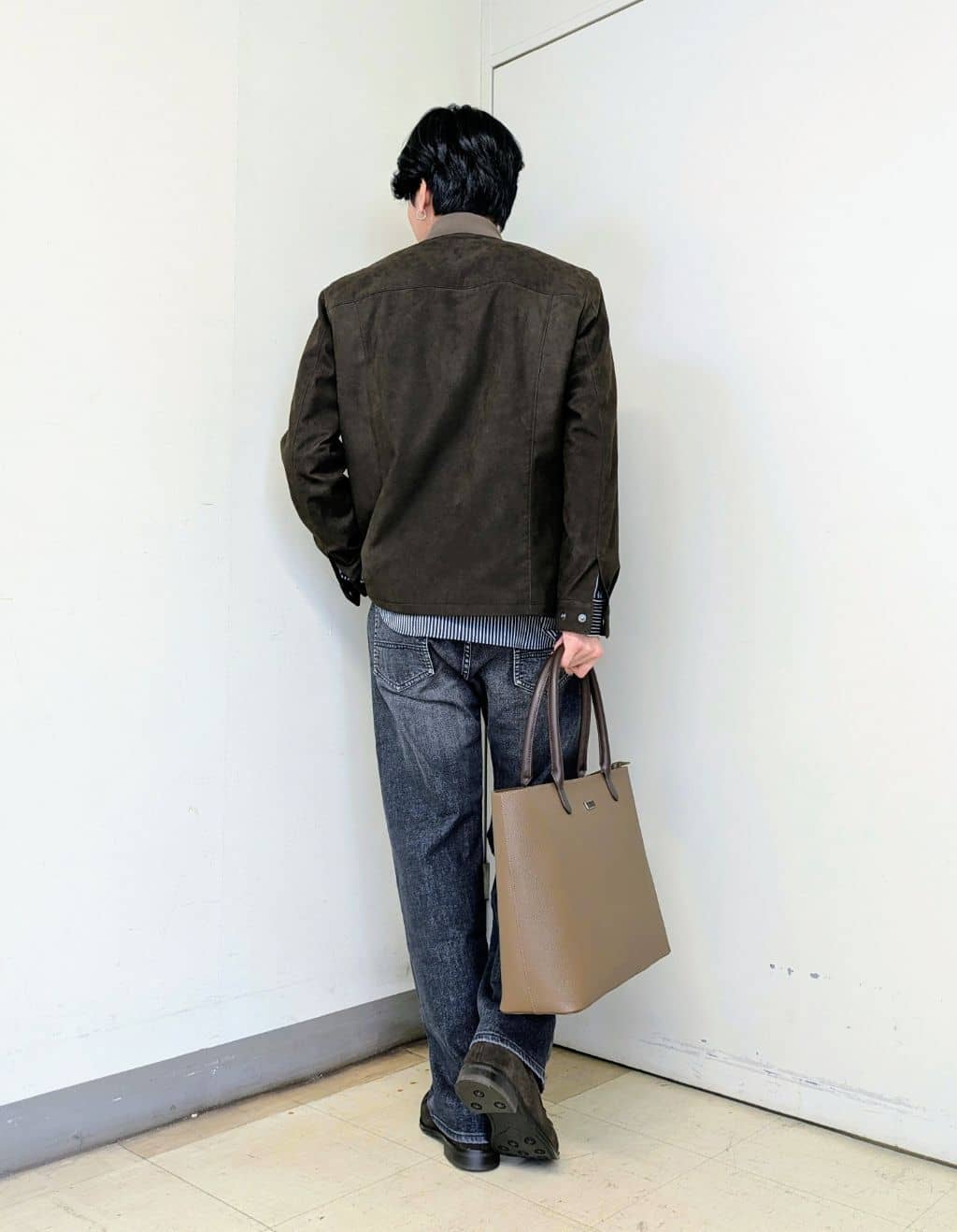 ryoさんの「TAKEO KIKUCHI｜アマレッタ（R）スウェード MA－1 ブルゾン」を使ったコーディネート