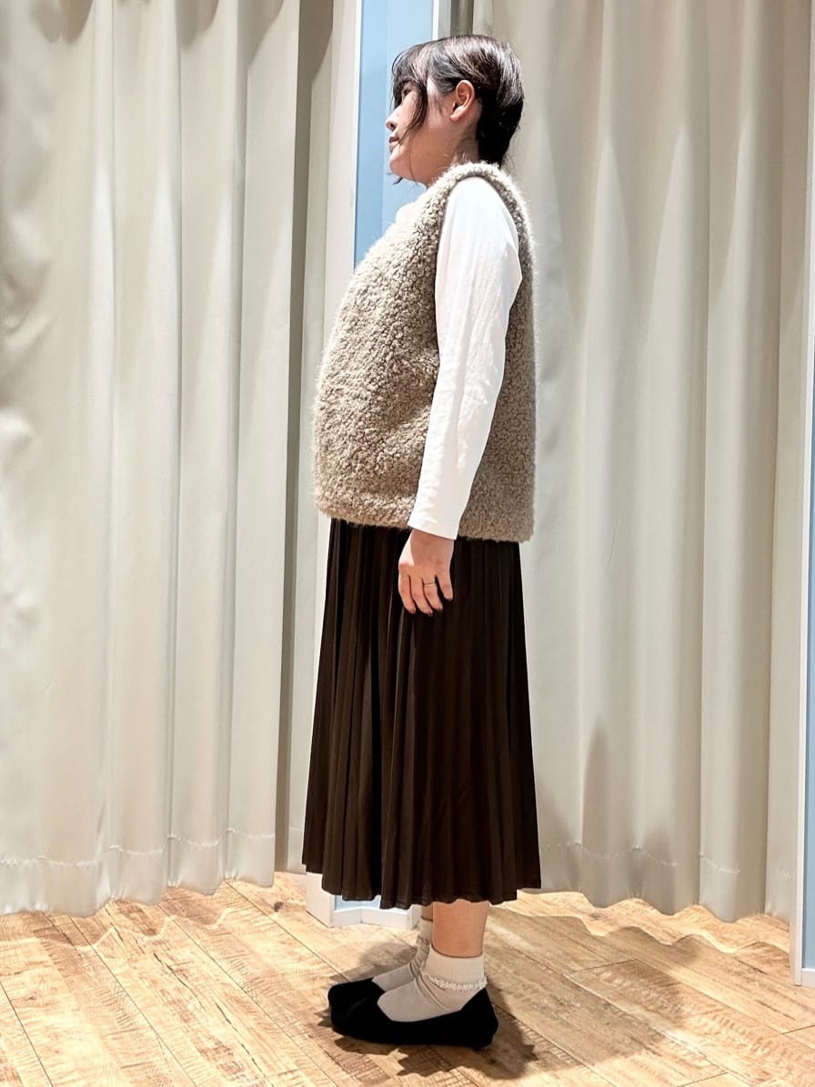 Hikaさんの「SHOO･LA･RUE｜【S-LL】美しく見せる ボートネックロンT」を使ったコーディネート