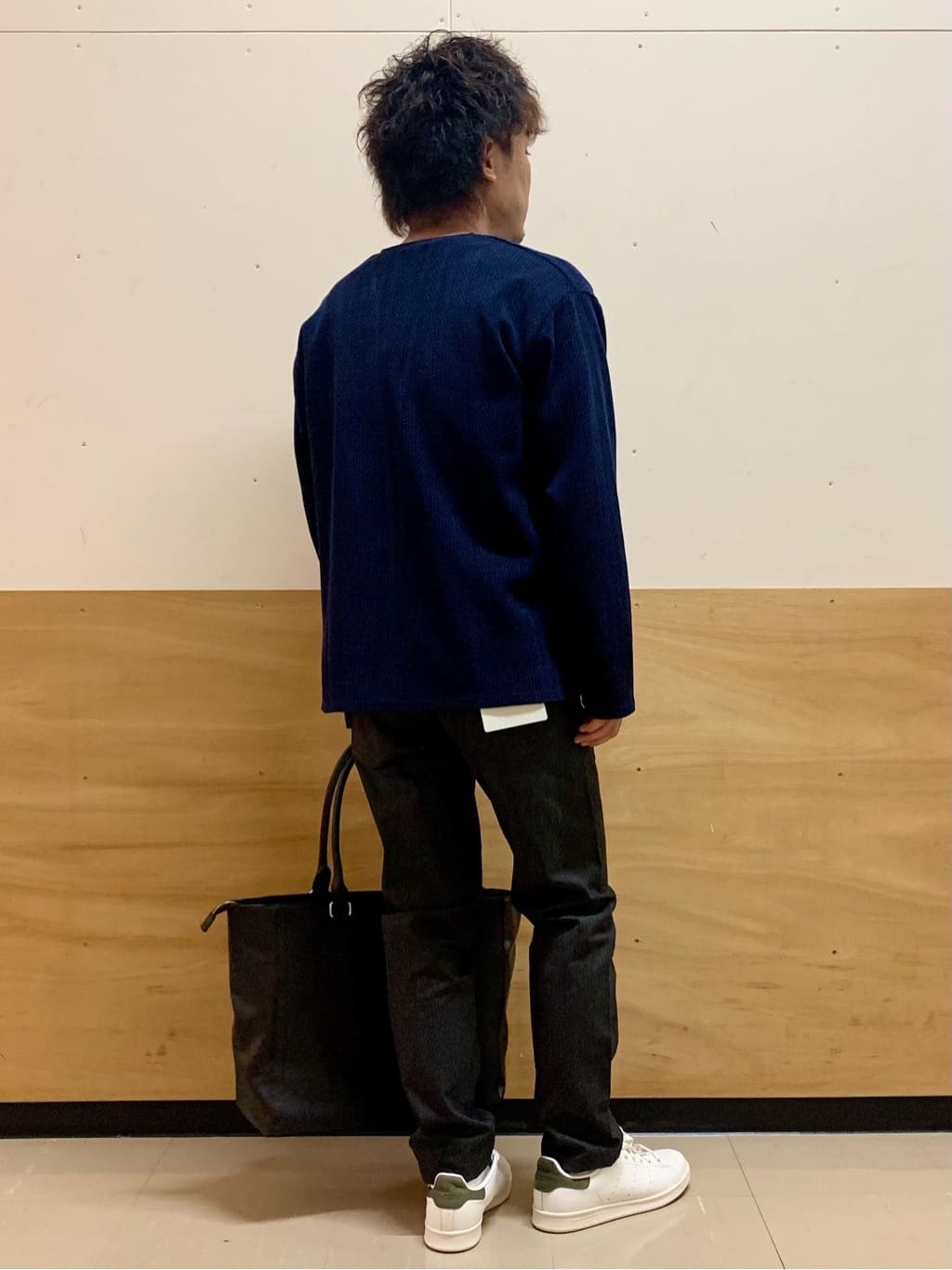 MATUさんの「THE SHOP TK｜【セットでお買い得！】モールニットカーディガン＋長袖Tシャツ　洗濯機OK/吸水速乾・毛玉になりにくい」を使ったコーディネート