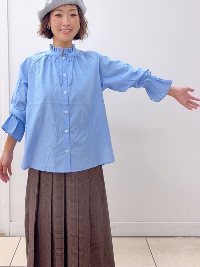 Osawaさんの「Dessin｜【洗える】ワイドプリーツスカート」を使ったコーディネート