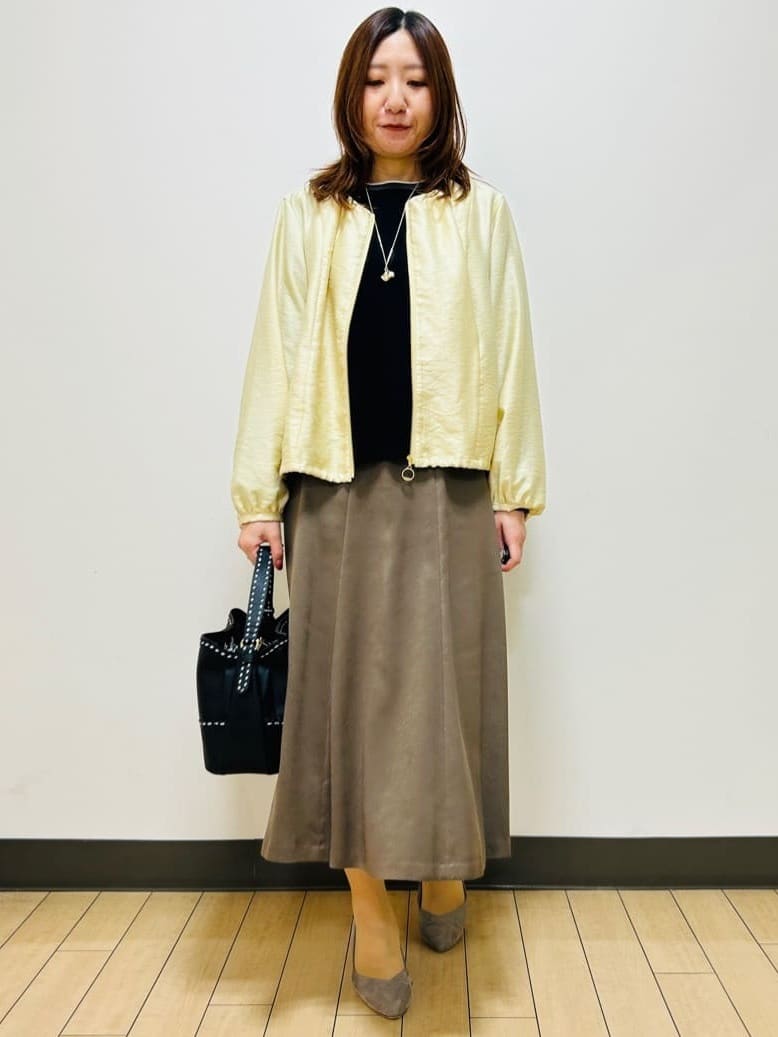 miiiさんの「Reflect｜【ライトアウター／ゆったり羽織れる／気軽な羽織りに◎】ライトブルゾン」を使ったコーディネート