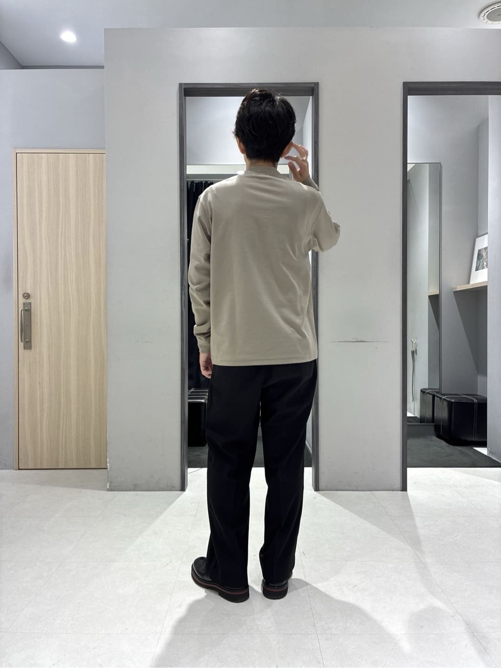 わいずみさんの「TAKEO KIKUCHI｜【Made in JAPAN】播州織 ドビー千鳥シャツ」を使ったコーディネート