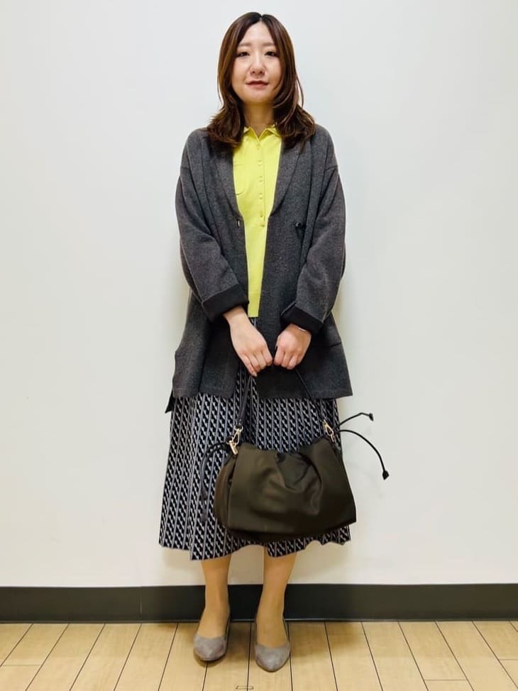 miiiさんの「Reflect｜【ライトアウター／気軽な羽織に◎】オフボディカーディガン」を使ったコーディネート