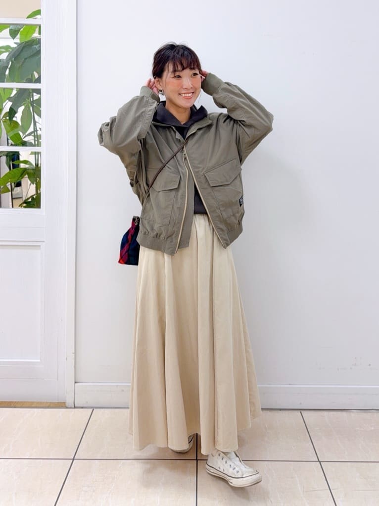 Osawaさんの「Dessin｜【洗える／体型カバー】ちょうどいいニットパーカ」を使ったコーディネート