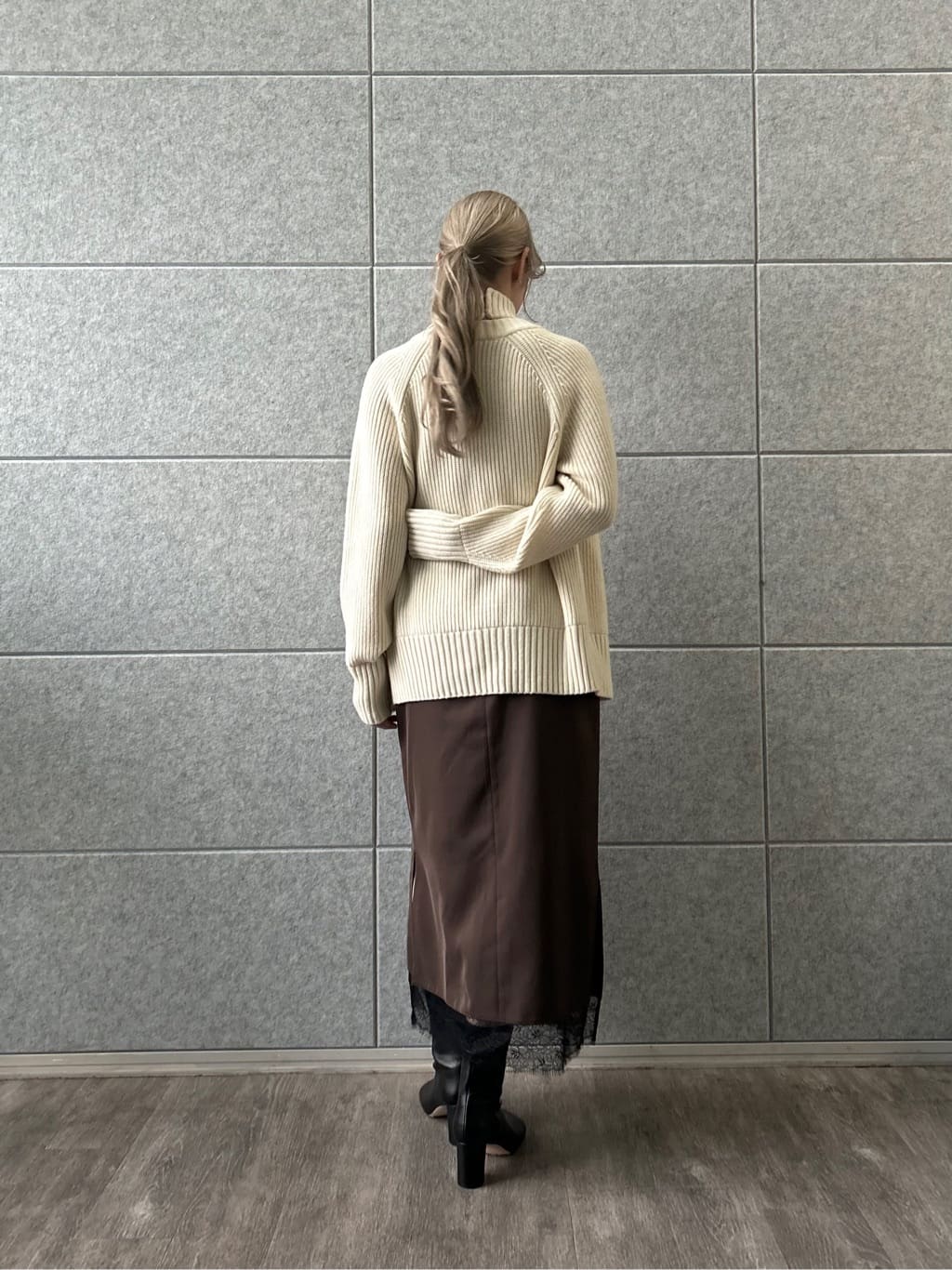 honoka Aさんの「CODE A｜dual form zip knit」を使ったコーディネート