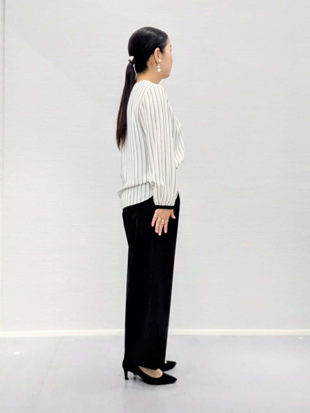 makkyさんの「UNTITLED｜【洗える／セットアップ可能】凹凸ストレッチ素材ダブルジャケット」を使ったコーディネート
