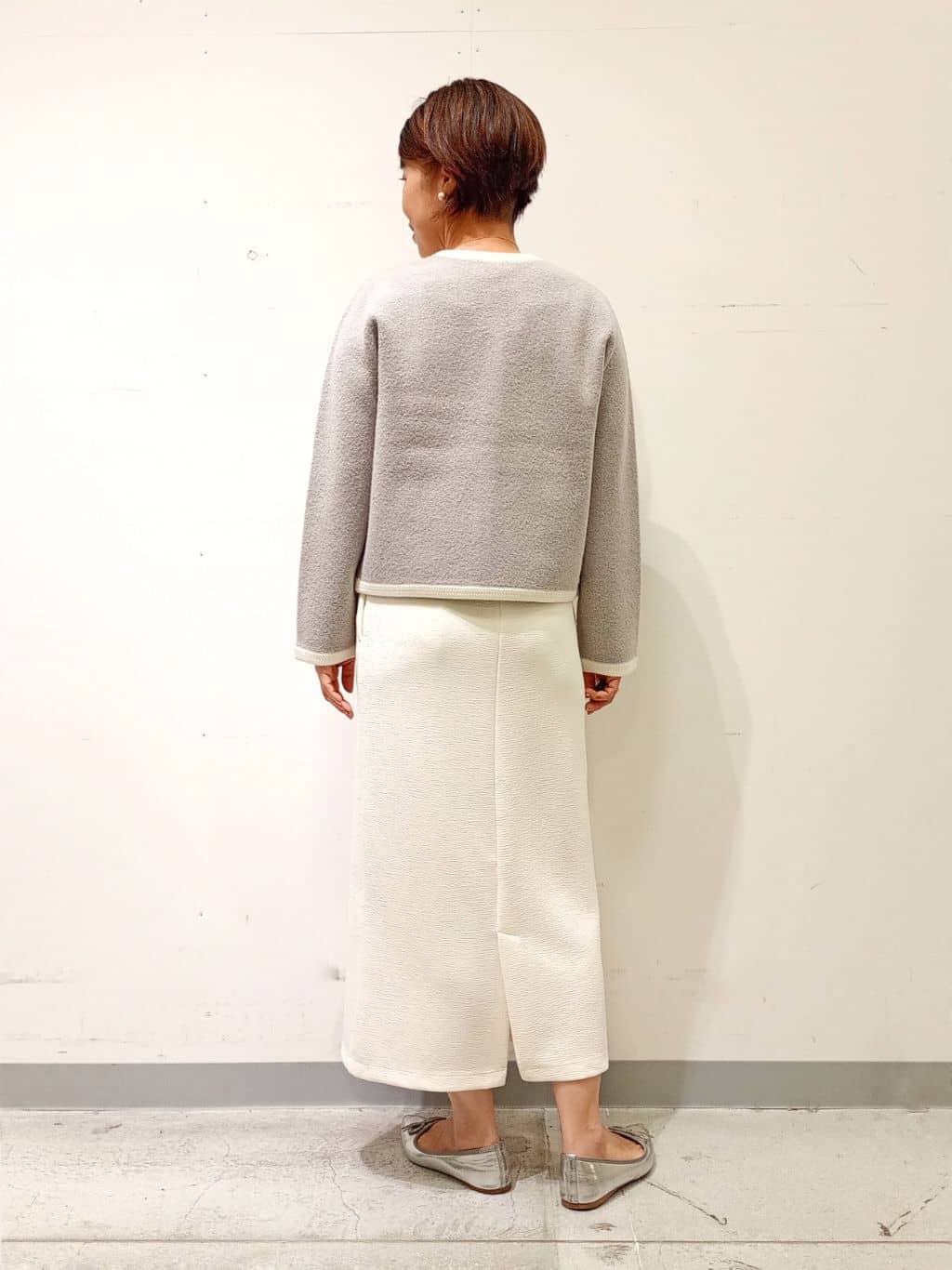 Kさんの「INDIVI｜【褒められパンツ】ワンタックワイドパンツ」を使ったコーディネート