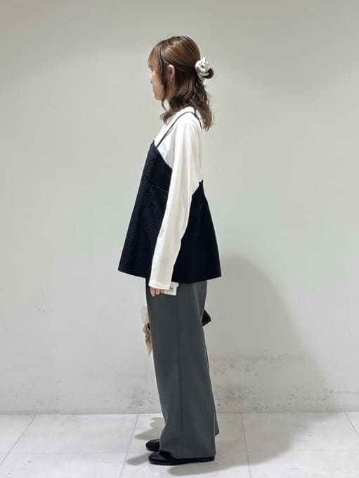 kyokaさんの「UNTITLED｜【洗える/ゆったりシルエット】ビスチェドッキング　プルオーバー」を使ったコーディネート