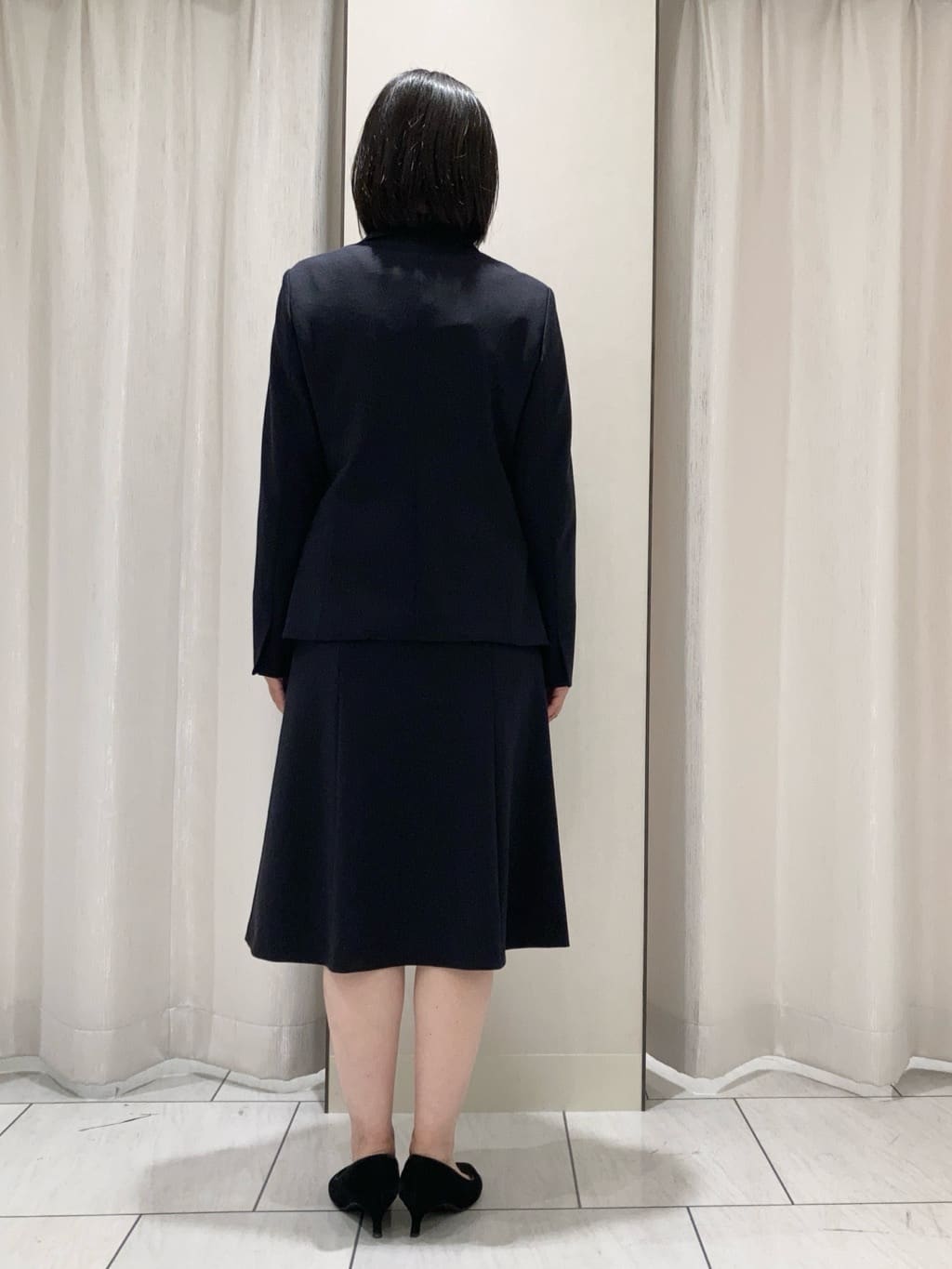 わたなべさんの「UNTITLED｜【洗えるスーツ／ストレッチ】ウール混ジャージ テーラードジャケット」を使ったコーディネート
