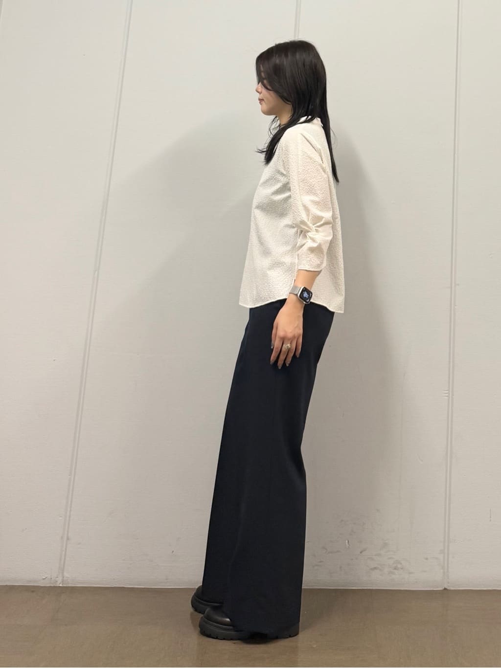 mizukiさんの「INDIVI｜【UVケア／吸汗速乾】スリーブデザインブラウス」を使ったコーディネート
