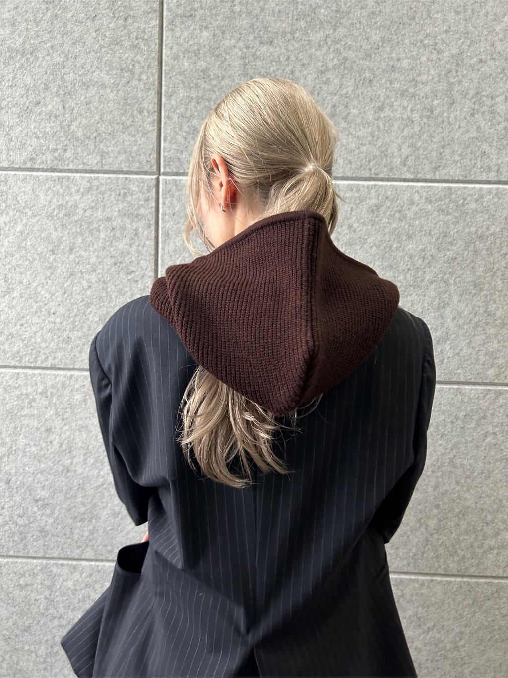 honoka Aさんの「CODE A｜piedi nudi｜rib knit balaclava」を使ったコーディネート