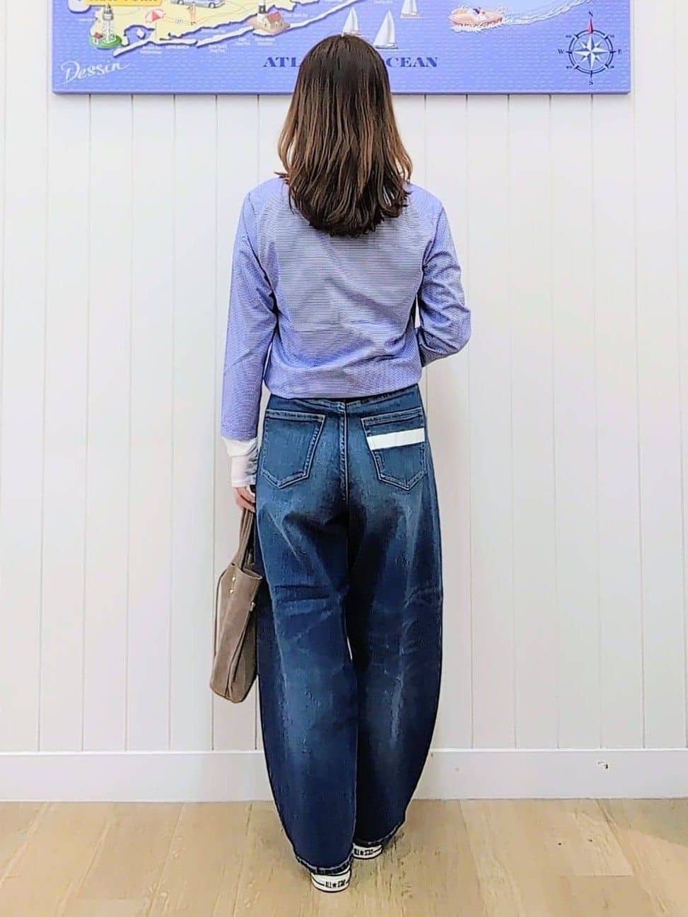 itoさんの「Dessin｜【洗える】デニムカーブパンツ」を使ったコーディネート