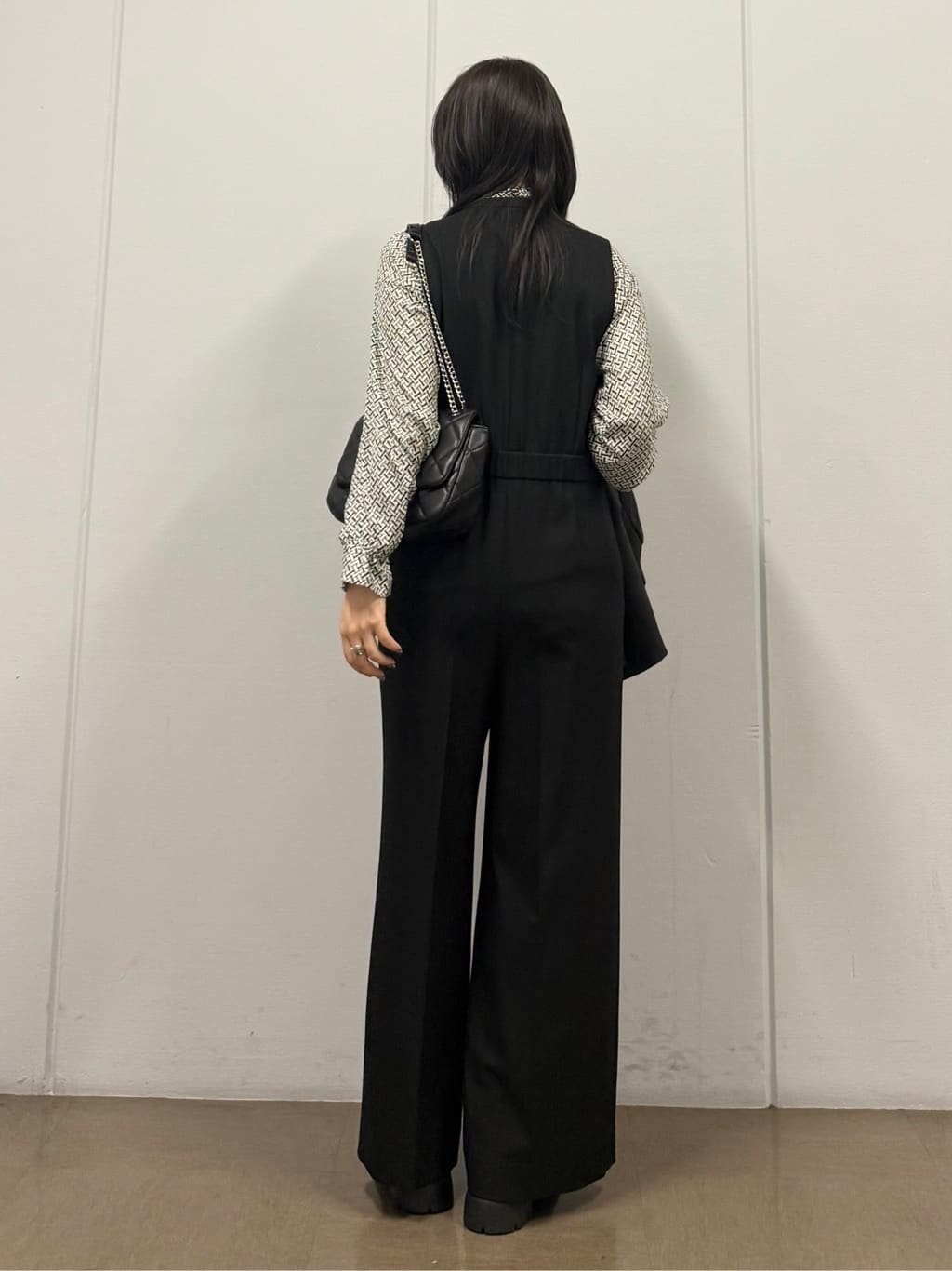 mizukiさんの「INDIVI｜【洗える／セットアップ可能】凹凸ストレッチ素材ダブルジャケット」を使ったコーディネート
