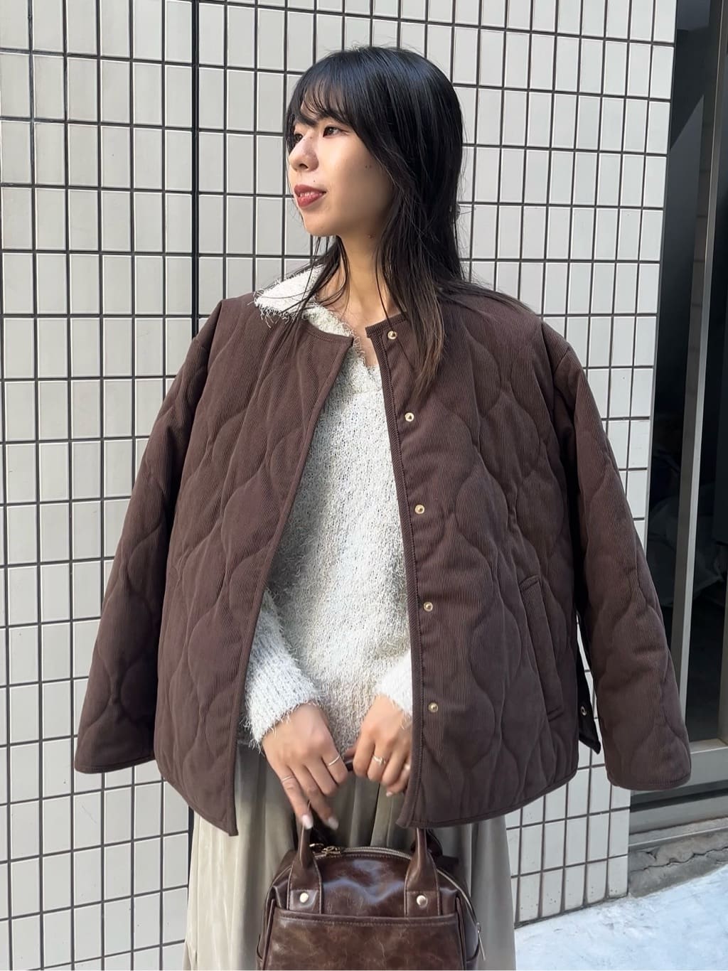 cotaniさんの「grove｜【2WAY・リバーシブル】大人が着たい上品コーデュロイジャケット」を使ったコーディネート