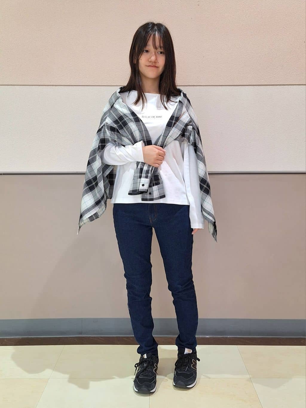 Sachaさんの「SHOO･LA･RUE｜【S-LL】美しく見せる ボートネックロンT」を使ったコーディネート