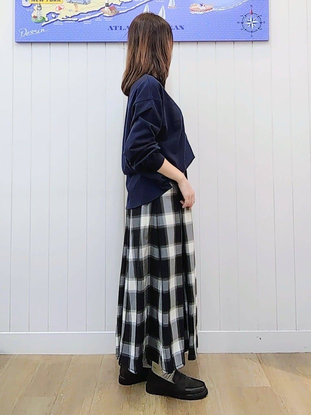 itoさんの「Dessin｜【360度可愛い・洗える】バックヘンリーカットソー」を使ったコーディネート