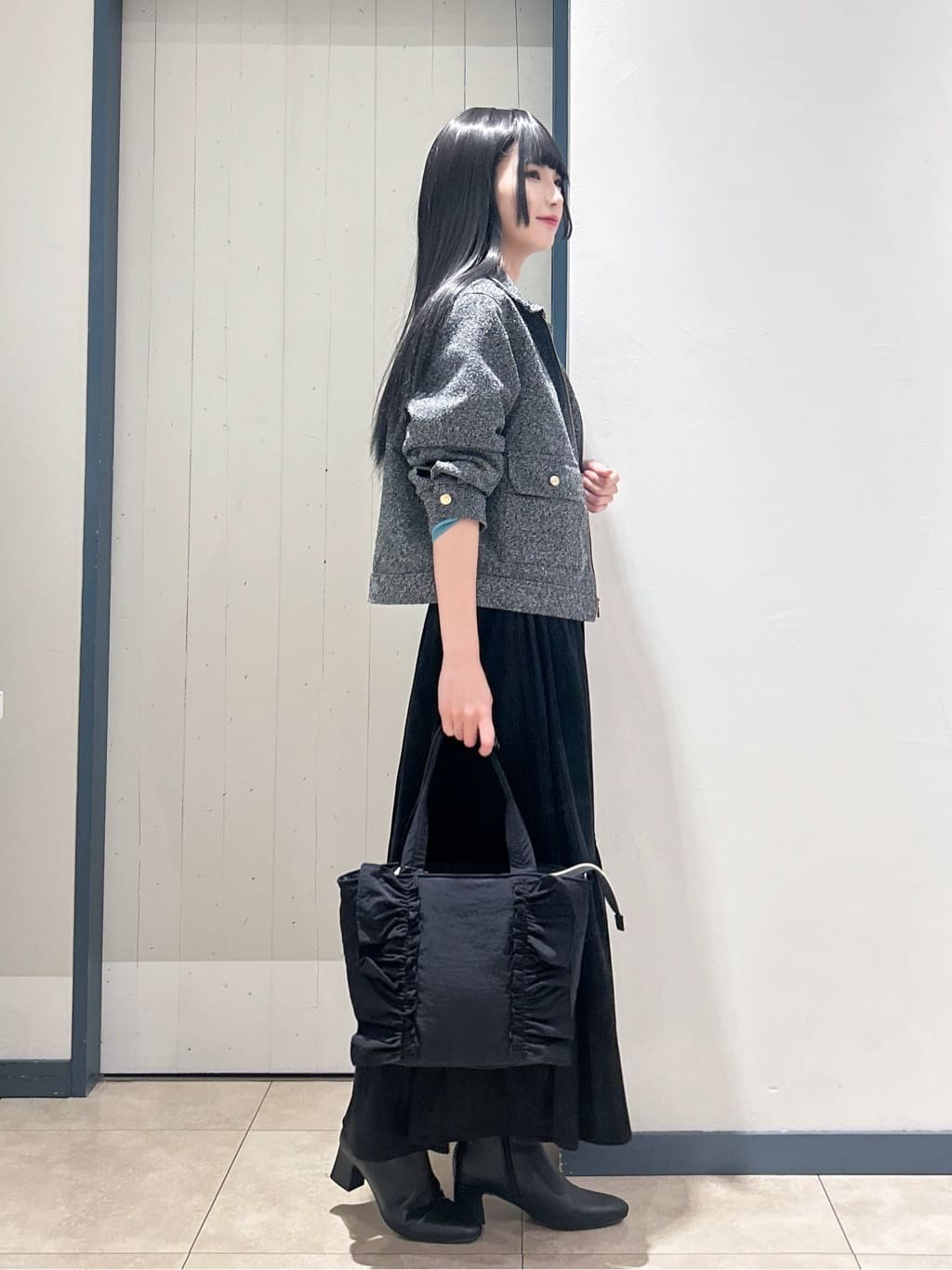yukinoさんの「grove｜【毛玉軽減／洗える】ミニケーブルニット」を使ったコーディネート