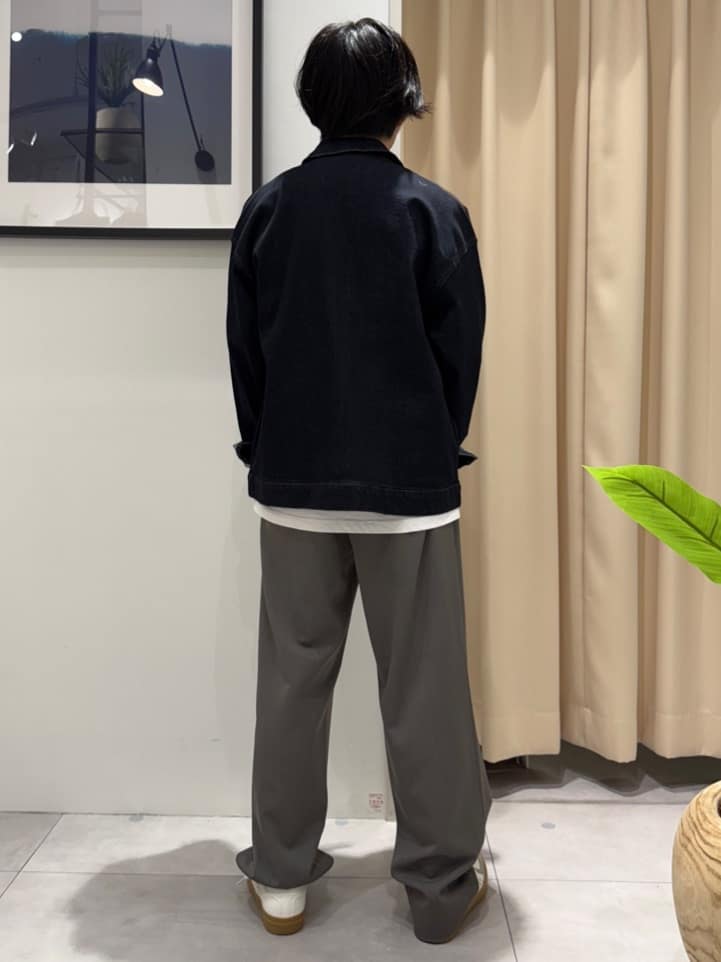 はさんの「THE SHOP TK｜コットンデニムブルゾン 【セットアップ可】」を使ったコーディネート