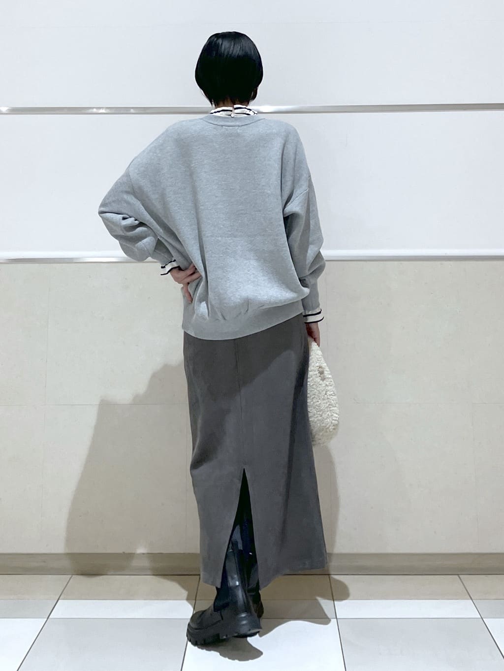 eriko さんの「Dessin｜キルトフードジャケット」を使ったコーディネート