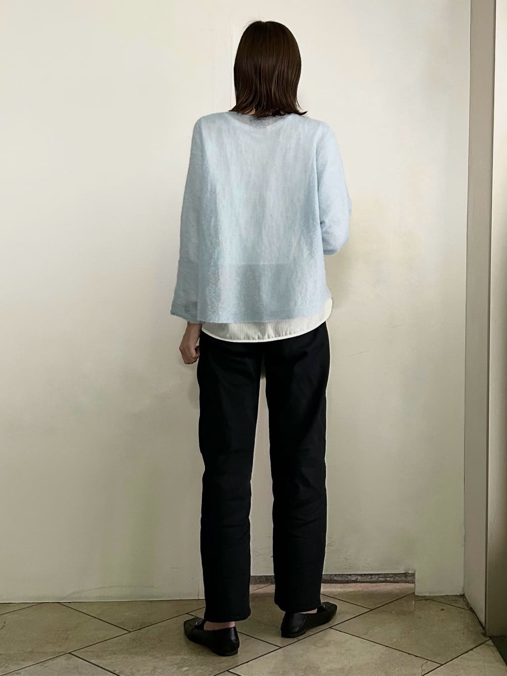 kanaeさんの「INDIVI｜【褒められデニム】ワイドストレート デニムパンツ」を使ったコーディネート