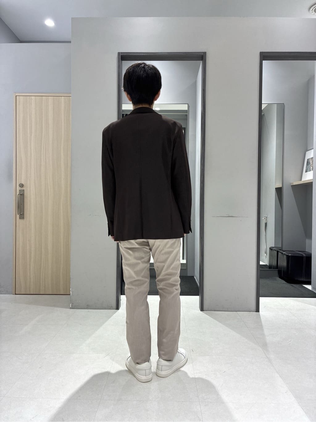 わいずみさんの「TAKEO KIKUCHI｜【360&deg;ストレッチ／セットアップ対応】None Of Stress ジャケット」を使ったコーディネート