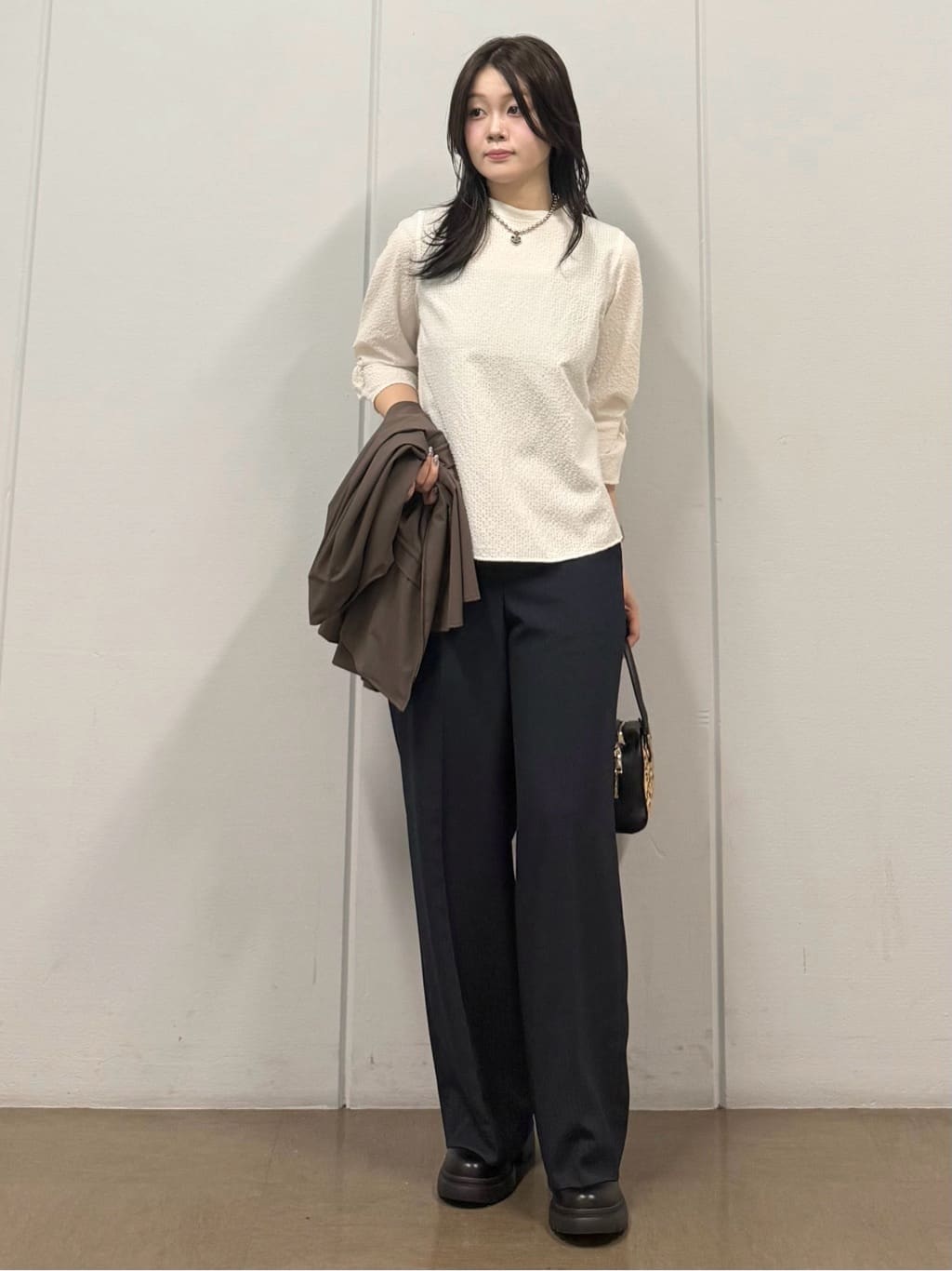 mizukiさんの「INDIVI｜【UVケア／吸汗速乾】スリーブデザインブラウス」を使ったコーディネート