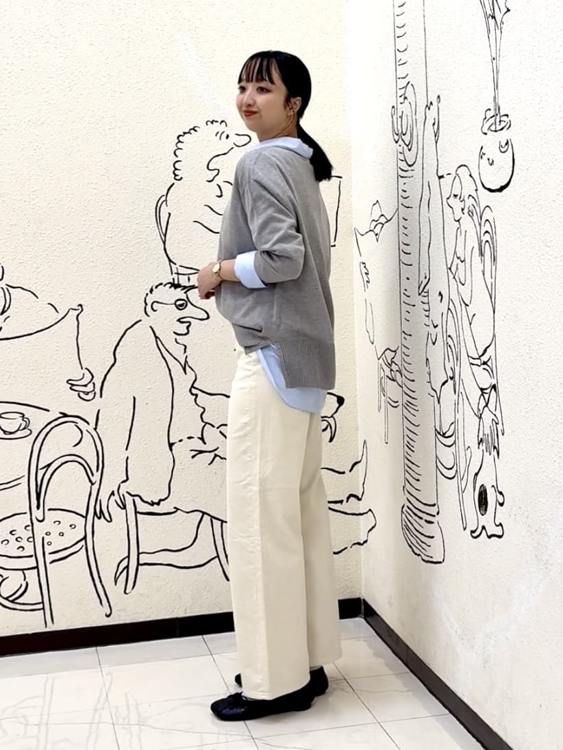 YUKAさんの「UNTITLED｜【8色展開/体型カバー】魅せるタイムレスニット」を使ったコーディネート
