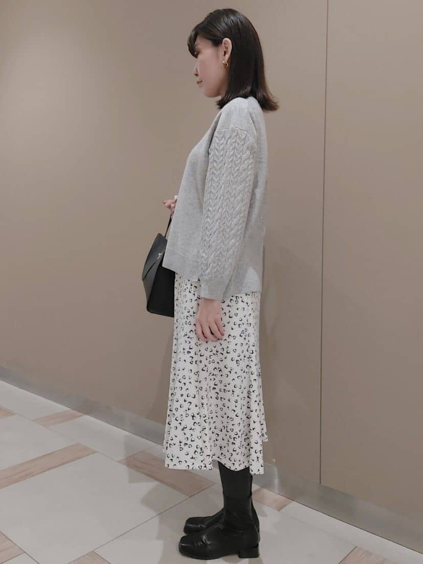 saiさんの「Reflect｜【一枚で着映え◎／ゆったりシルエット】ラメ&times;スパンコールウール混ニット」を使ったコーディネート