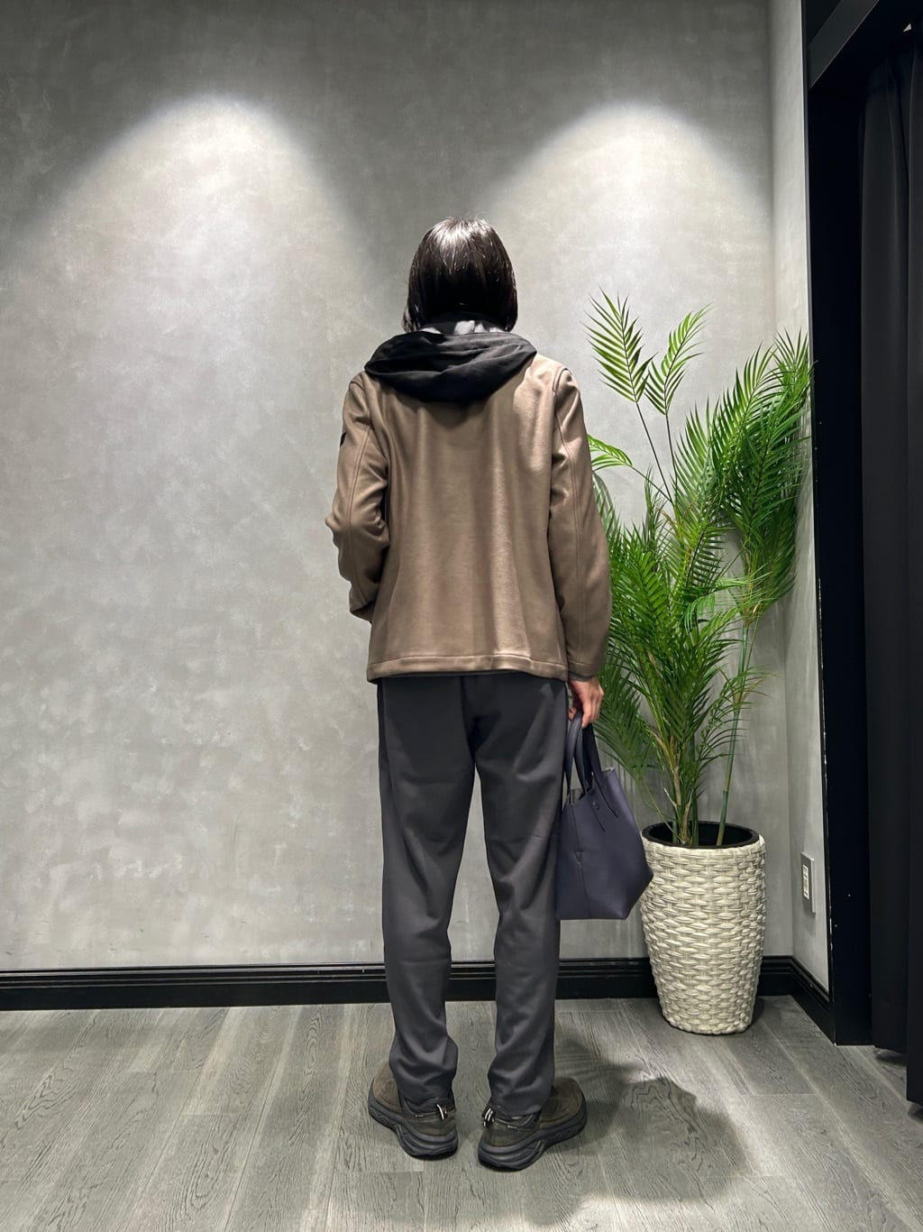 ruiさんの「TAKEO KIKUCHI｜【JUST ONE LAYER】ダウンファブリック ジップアップ フード ブルゾン」を使ったコーディネート