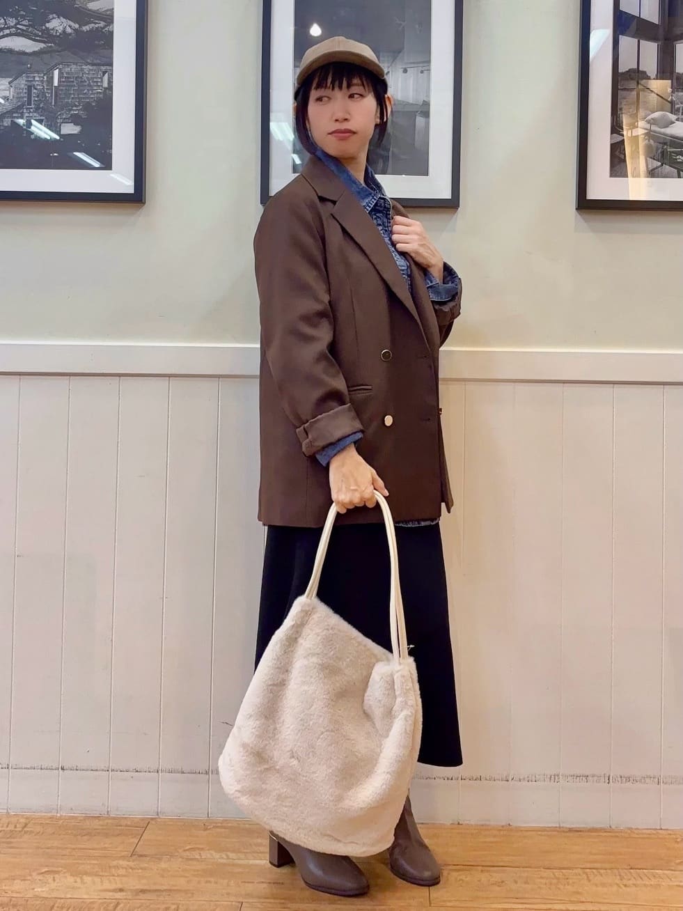 ゆうさんの「SHOO･LA･RUE｜ストレッチブーツ」を使ったコーディネート