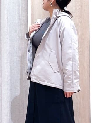 naoさんの「grove｜【名品アウター/3WAY・はっ水】ボアライナー付マウンテンパーカ」を使ったコーディネート