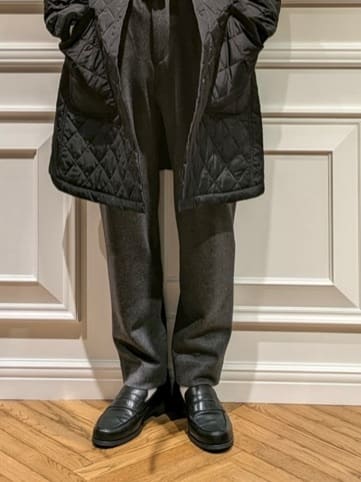 橋本さんの「DRESSTERIOR｜◆46Gジャージ レギュラーカラードレスシャツ」を使ったコーディネート