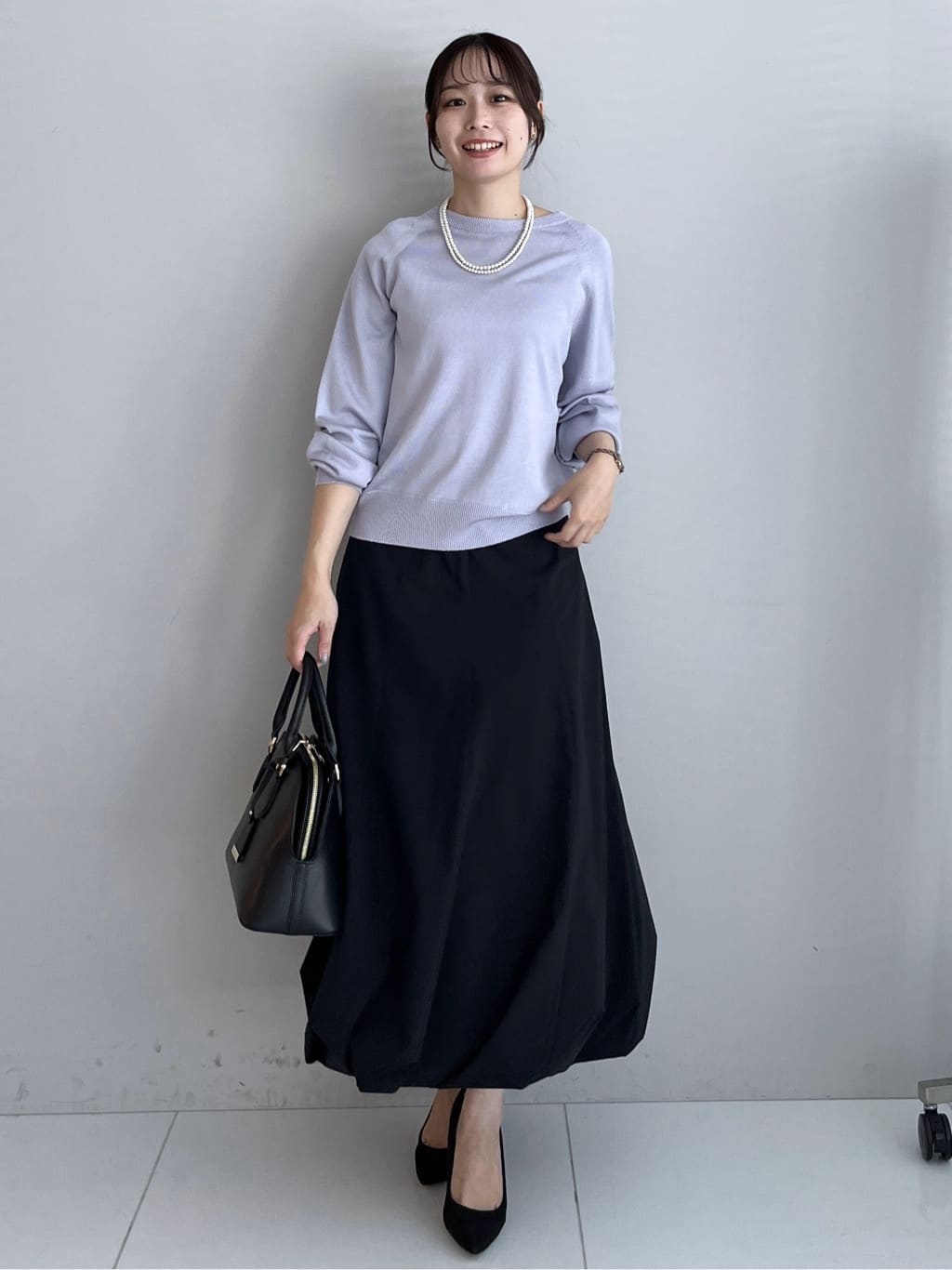Saekoさんの「UNTITLED｜【8色展開／コンパクト丈】レーヨン混 コクーンニット」を使ったコーディネート