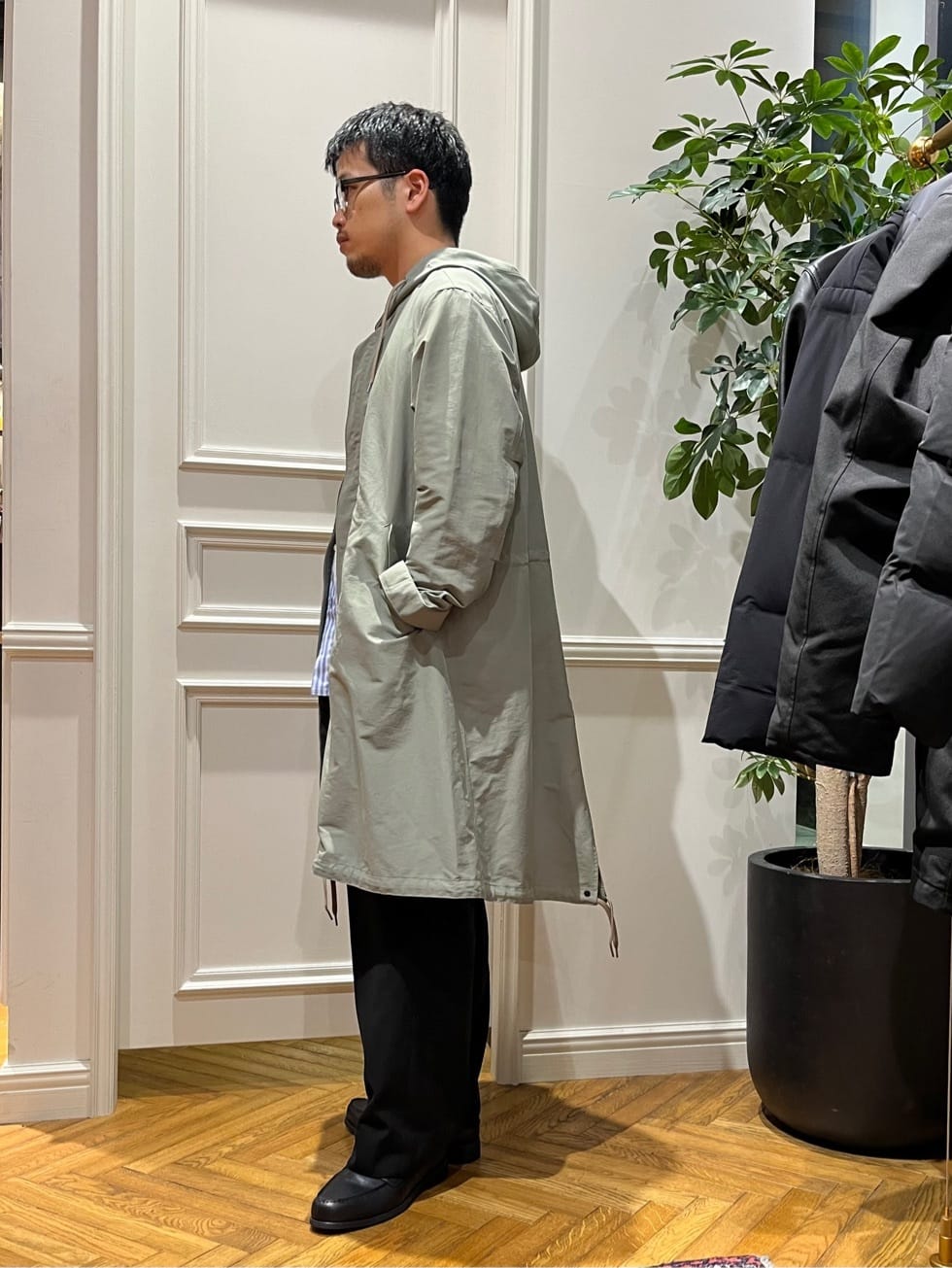 Tokuさんの「DRESSTERIOR｜レインプルーフ モッズコート」を使ったコーディネート