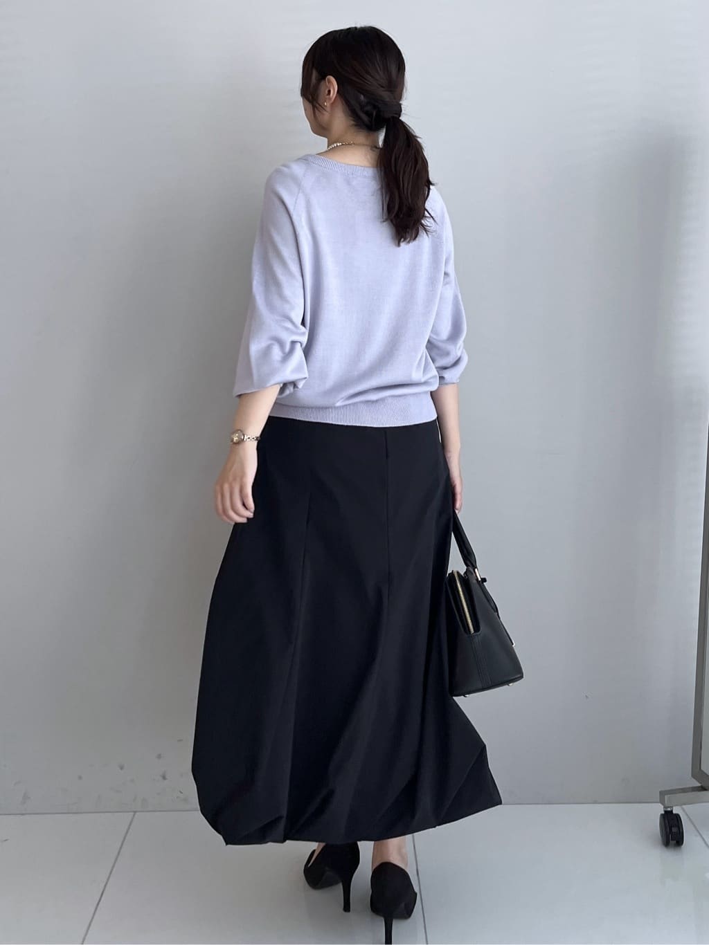 Saekoさんの「UNTITLED｜【8色展開／コンパクト丈】レーヨン混 コクーンニット」を使ったコーディネート