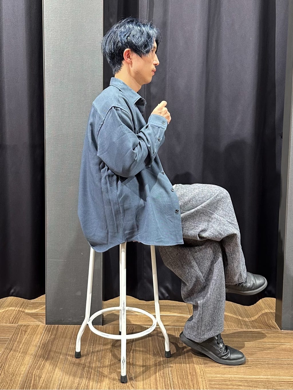 tomoyaさんの「THE SHOP TK｜ハンドステッチ長袖Tシャツ 【洗濯機OK】」を使ったコーディネート