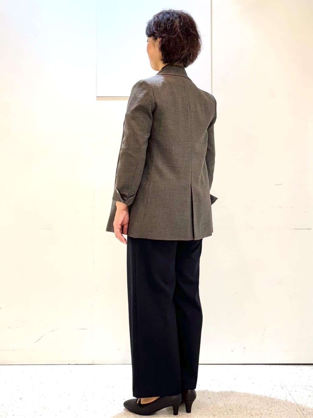 ヤスコさんの「Reflect｜【キレイめスタイル／通勤におすすめ◎】ボウタイシャンブレーカラーブラウス」を使ったコーディネート