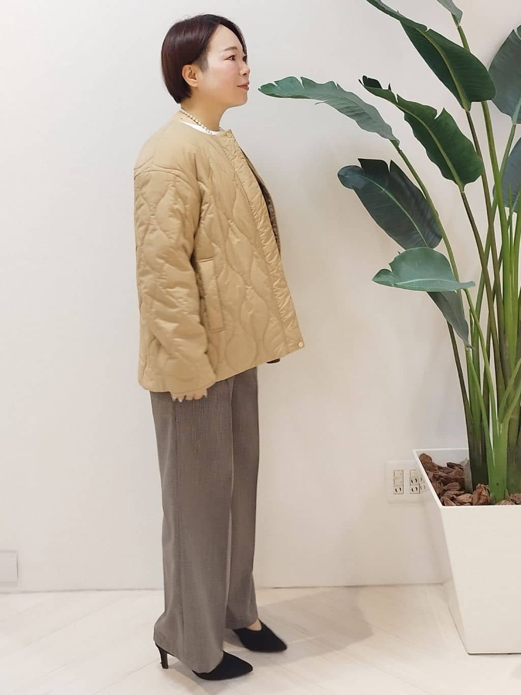 s u g iさんの「UNTITLED｜【洗える/ゆったりシルエット】ビスチェドッキング　プルオーバー」を使ったコーディネート