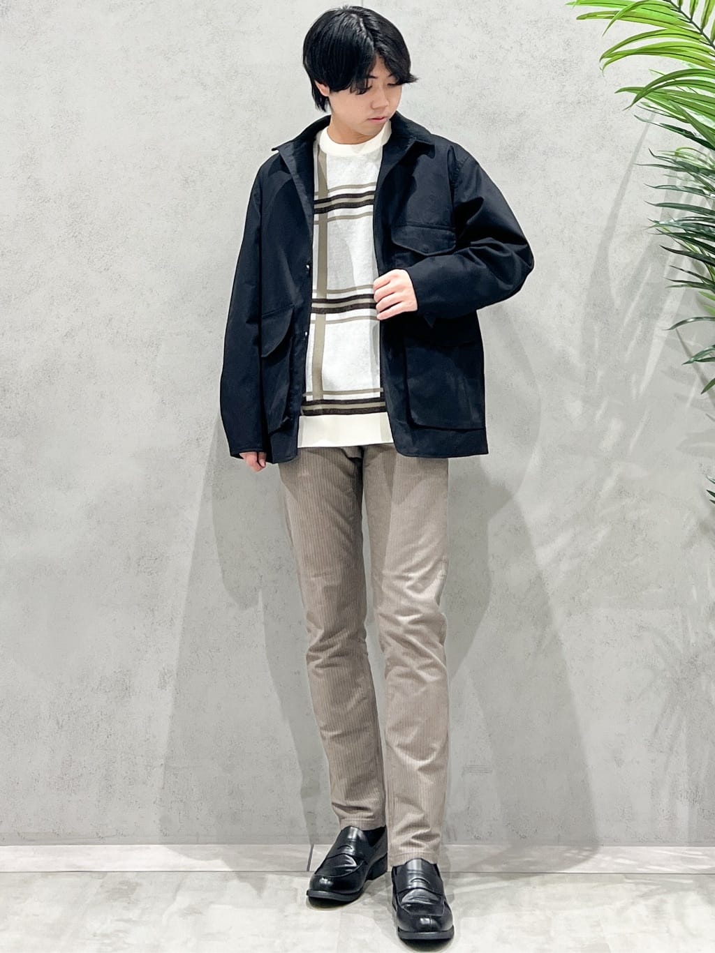 SHI-MAさんの「THE SHOP TK｜デッキブルゾン 【手洗い可/リラックスシルエット】」を使ったコーディネート