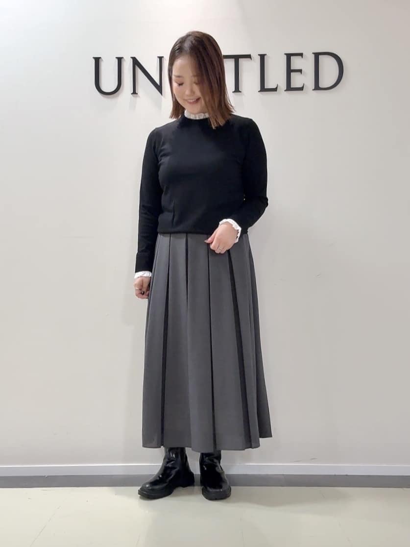 YUIさんの「UNTITLED｜【トレンド/ジレ】フェイクファーベスト」を使ったコーディネート