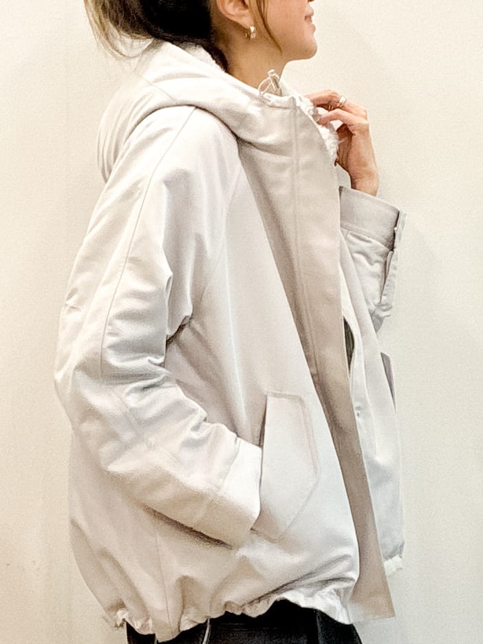 HATORIさんの「grove｜【最終お値下げ！】ガーターボートネックプルオーバー【洗える/毛玉軽減】」を使ったコーディネート