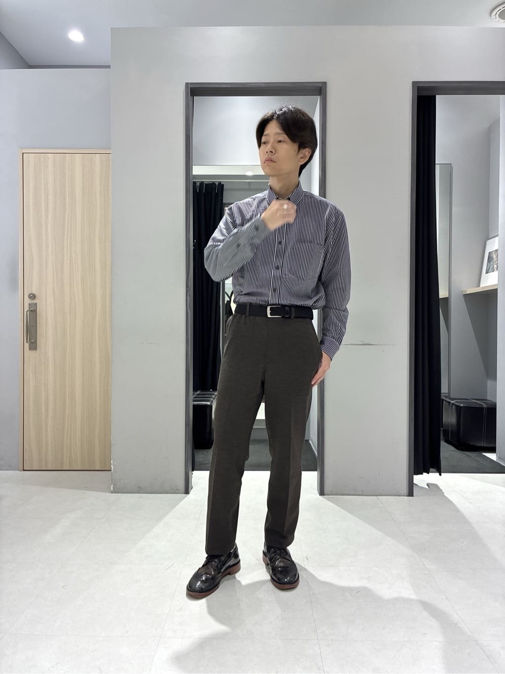 わいずみさんの「TAKEO KIKUCHI｜【None Of Stress】アクティブジャージ 千鳥 ジャケット」を使ったコーディネート