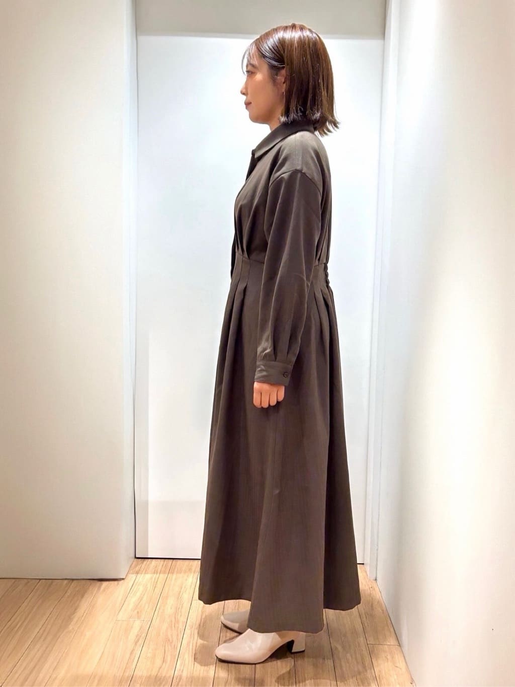 shihoさんの「grove｜品よくまとう、大人のシャツワンピース」を使ったコーディネート
