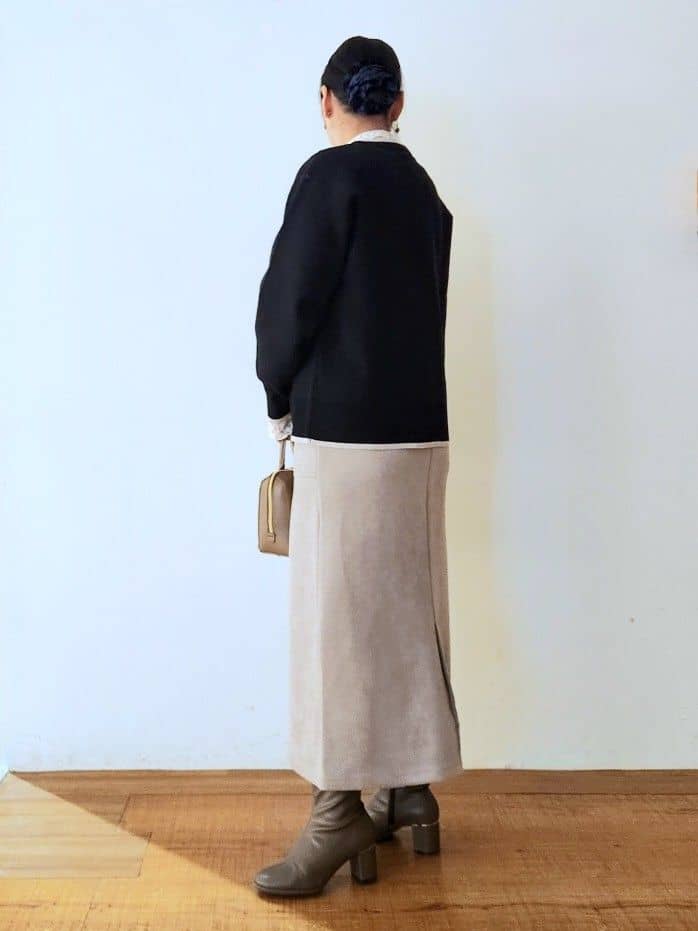 くまさんの「SHOO･LA･RUE｜【S-LL】上品なレースハイネックトップス」を使ったコーディネート