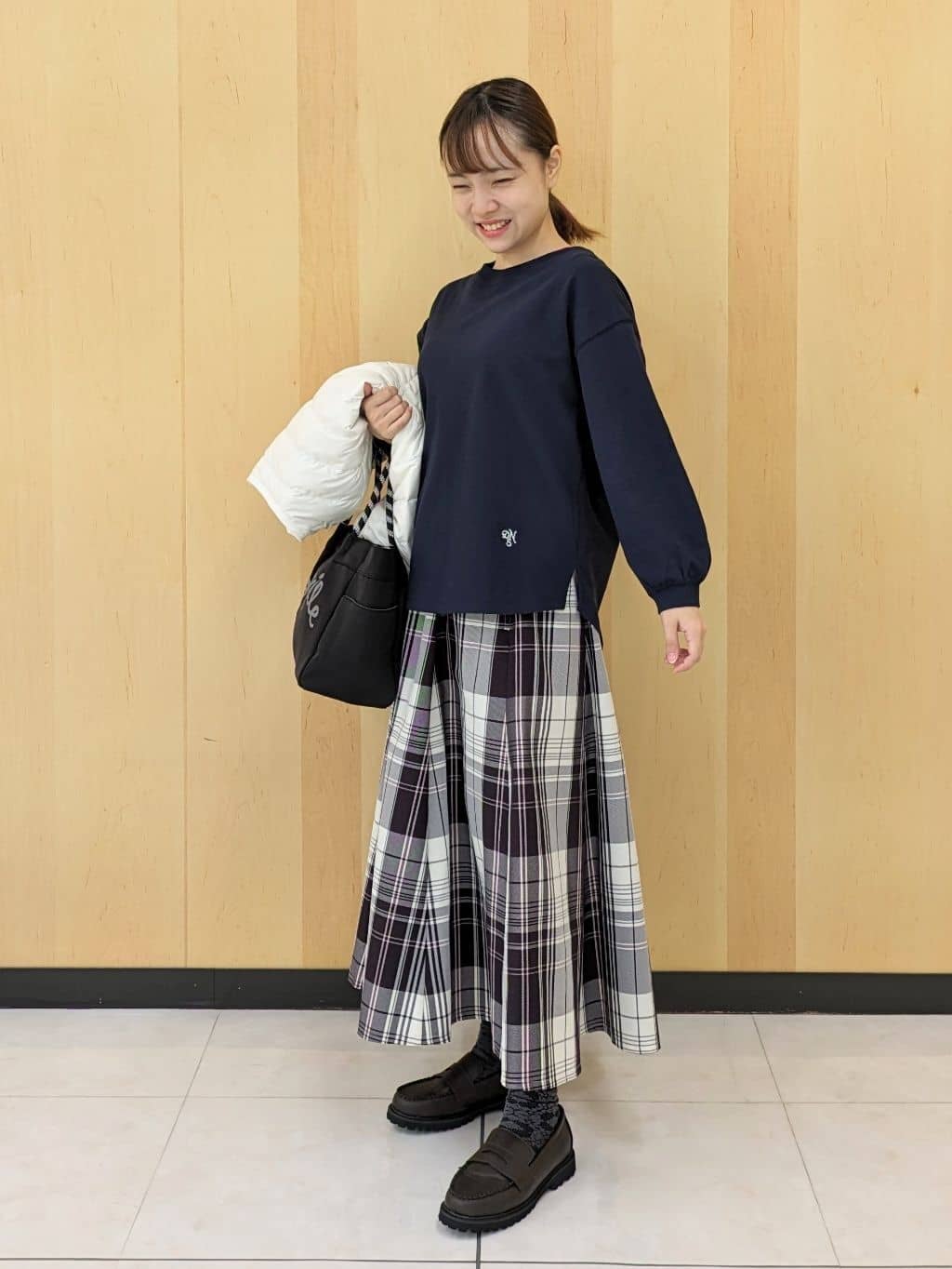 Ayakaさんの「Dessin｜【撥水・2WAY】ミュラーダウンコートミドル丈」を使ったコーディネート